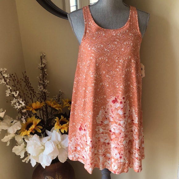 NWT Altar’d State Peach Flowered Sundress.  Size XS - Picture 1 of 4
